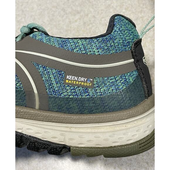 KEEN Dry Terradora Low Sneakers Blue Green Waterproof Hiking Trail Shoe Womens-8 - Picture 9 of 12